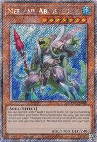 Mermail Abyssteus (Platinum Secret Rare) - Quarter Century Bonanza - YuGiOh card