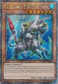 Mermail Abyssteus (Quarter Century Secret Rare) - Quarter Century Bonanza - YuGiOh card