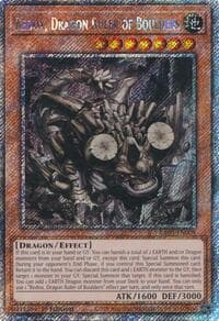 Redox, Dragon Ruler of Boulders (Platinum Secret Rare) - Quarter Century Bonanza - YuGiOh card