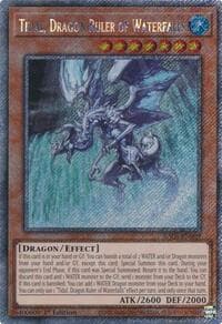 Tidal, Dragon Ruler of Waterfalls (Platinum Secret Rare) - Quarter Century Bonanza - YuGiOh card