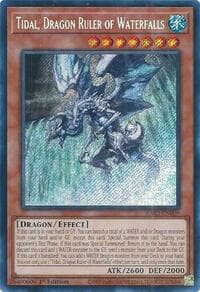 Tidal, Dragon Ruler of Waterfalls (Secret Rare) - Quarter Century Bonanza - YuGiOh card