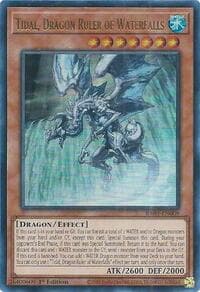 Tidal, Dragon Ruler of Waterfalls (UR) - Quarter Century Bonanza - YuGiOh card