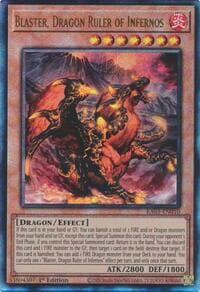 Blaster, Dragon Ruler of Infernos (PUR) - Quarter Century Bonanza - YuGiOh card
