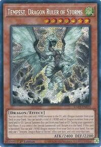 Tempest, Dragon Ruler of Storms (Secret Rare) - Quarter Century Bonanza - YuGiOh card