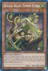 Ritual Beast Tamer Elder (Secret Rare) - Quarter Century Bonanza - YuGiOh card