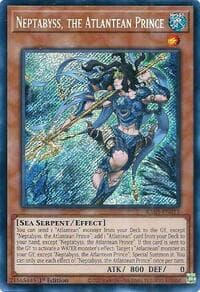 Neptabyss, the Atlantean Prince (Secret Rare) - Quarter Century Bonanza - YuGiOh card