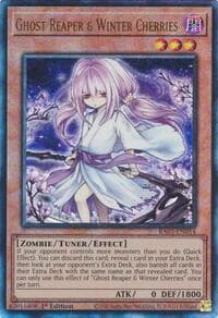 Ghost Reaper & Winter Cherries (Alternate Art) (PUR) - Quarter Century Bonanza - YuGiOh card
