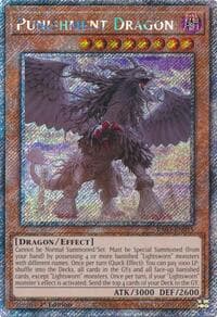 Punishment Dragon (Platinum Secret Rare) - Quarter Century Bonanza - YuGiOh card