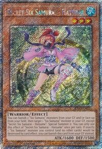 Secret Six Samurai - Hatsume (Platinum Secret Rare) - Quarter Century Bonanza - YuGiOh card