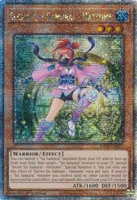Secret Six Samurai - Hatsume (Quarter Century Secret Rare) - Quarter Century Bonanza - YuGiOh card
