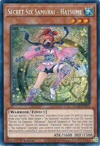 Secret Six Samurai - Hatsume (Secret Rare) - Quarter Century Bonanza - YuGiOh card