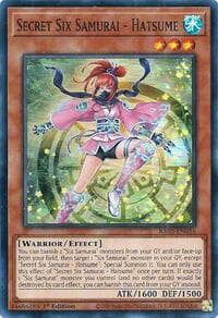 Secret Six Samurai - Hatsume - Quarter Century Bonanza - YuGiOh card
