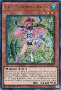 Secret Six Samurai - Hatsume (UR) - Quarter Century Bonanza - YuGiOh card