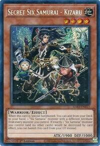 Secret Six Samurai - Kizaru (Secret Rare) - Quarter Century Bonanza - YuGiOh card