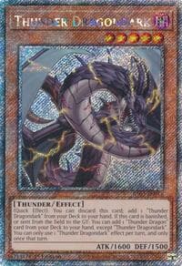 Thunder Dragondark (Platinum Secret Rare) - Quarter Century Bonanza - YuGiOh card
