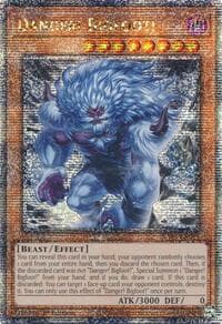 Danger! Bigfoot! (Alternate Art) (Quarter Century Secret Rare) - Quarter Century Bonanza - YuGiOh card