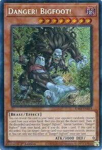 Danger! Bigfoot! (Secret Rare) - Quarter Century Bonanza - YuGiOh card