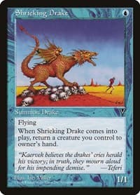 Shrieking Drake - Visions - Magic: The Gathering card