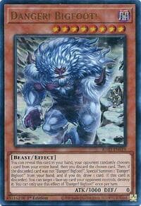 Danger! Bigfoot! (Alternate Art) (UR) - Quarter Century Bonanza - YuGiOh card