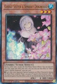Ghost Sister & Spooky Dogwood (Alternate Art) (PUR) - Quarter Century Bonanza - YuGiOh card