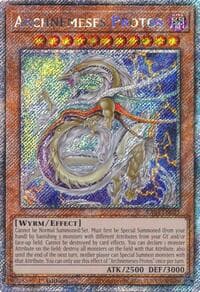 Archnemeses Protos (Platinum Secret Rare) - Quarter Century Bonanza - YuGiOh card