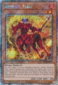 Nemeses Flag (Platinum Secret Rare) - Quarter Century Bonanza - YuGiOh card