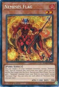Nemeses Flag (Secret Rare) - Quarter Century Bonanza - YuGiOh card