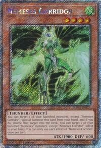 Nemeses Corridor (Platinum Secret Rare) - Quarter Century Bonanza - YuGiOh card
