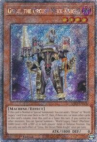 Girsu, the Orcust Mekk-Knight (Platinum Secret Rare) - Quarter Century Bonanza - YuGiOh card