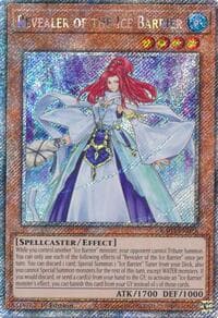 Revealer of the Ice Barrier (Platinum Secret Rare) - Quarter Century Bonanza - YuGiOh card