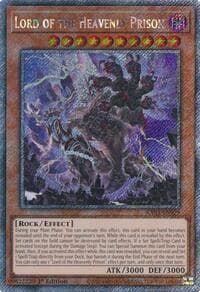 Lord of the Heavenly Prison (Platinum Secret Rare) - Quarter Century Bonanza - YuGiOh card