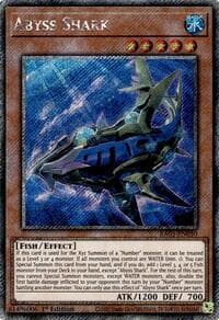 Abyss Shark (Platinum Secret Rare) - Quarter Century Bonanza - YuGiOh card