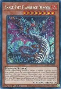 Snake-Eyes Flamberge Dragon (Secret Rare) - Quarter Century Bonanza - YuGiOh card