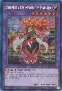 Schuberta the Melodious Maestra (Secret Rare) - Quarter Century Bonanza - YuGiOh card