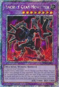 Ancient Gear Howitzer (Platinum Secret Rare) - Quarter Century Bonanza - YuGiOh card