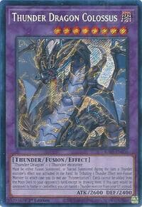 Thunder Dragon Colossus (Secret Rare) - Quarter Century Bonanza - YuGiOh card