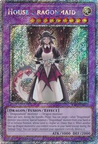 House Dragonmaid (Platinum Secret Rare) - Quarter Century Bonanza - YuGiOh card