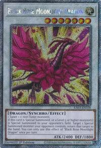 Black Rose Moonlight Dragon (Platinum Secret Rare) - Quarter Century Bonanza - YuGiOh card