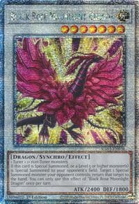 Black Rose Moonlight Dragon (Quarter Century Secret Rare) - Quarter Century Bonanza - YuGiOh card