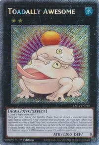 Toadally Awesome (Platinum Secret Rare) - Quarter Century Bonanza - YuGiOh card