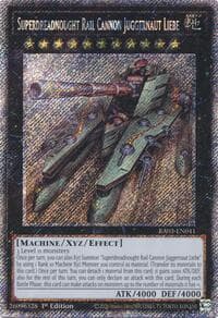Superdreadnought Rail Cannon Juggernaut Liebe (Platinum Secret Rare) - Quarter Century Bonanza - YuGiOh card
