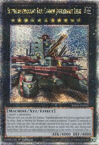 Superdreadnought Rail Cannon Juggernaut Liebe (Alternate Art) (Quarter Century Secret Rare) - Quarter Century Bonanza - YuGiOh card