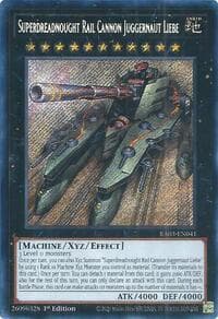 Superdreadnought Rail Cannon Juggernaut Liebe (Secret Rare) - Quarter Century Bonanza - YuGiOh card