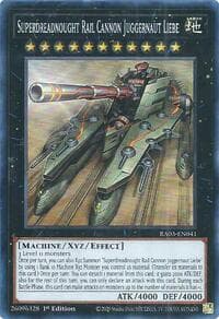 Superdreadnought Rail Cannon Juggernaut Liebe - Quarter Century Bonanza - YuGiOh card