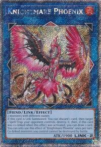 Knightmare Phoenix (Platinum Secret Rare) - Quarter Century Bonanza - YuGiOh card