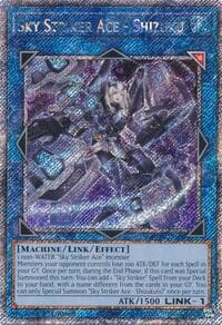 Sky Striker Ace - Shizuku (Platinum Secret Rare) - Quarter Century Bonanza - YuGiOh card