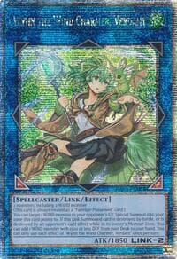 Wynn the Wind Charmer, Verdant (Quarter Century Secret Rare) - Quarter Century Bonanza - YuGiOh card