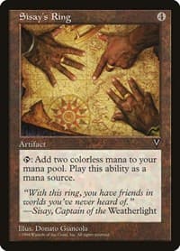 Sisay's Ring - Visions - Magic: The Gathering card