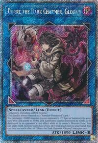 Dharc the Dark Charmer, Gloomy (Platinum Secret Rare) - Quarter Century Bonanza - YuGiOh card