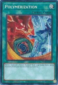 Polymerization (B) (HERO Art) (Secret Rare) - Quarter Century Bonanza - YuGiOh card